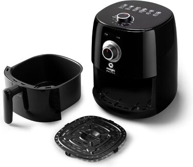 Електрична фритюрниця без олії Magic Bullet MBA021B, 2.5л, 80-200°C, 1300W, чорна