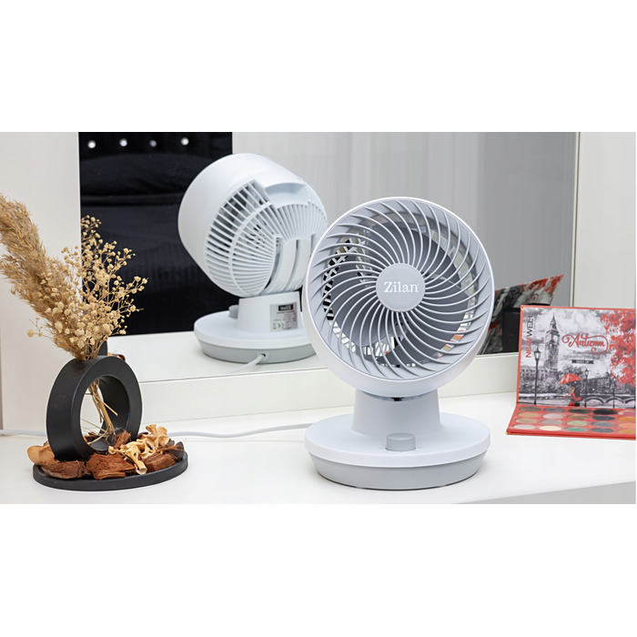 Настільний вентилятор Zilan Air Circulator, білий