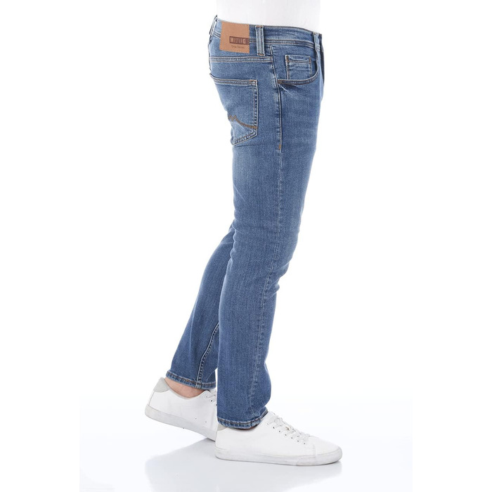 Джинси чоловічі MUSTANG Oregon Tapered 40W/34L, середній синій денім