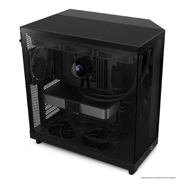 Корпус NZXT H6 Flow з вікном, чорний