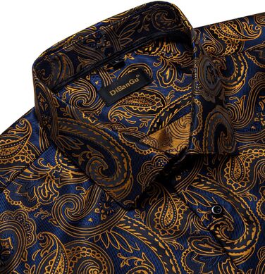 Набір аксесуарів для чоловіків DiBanGu: краватка-снуд, 3 кишенькові хустинки, запонки, кільце для краватки (чорний, синій, золотий)