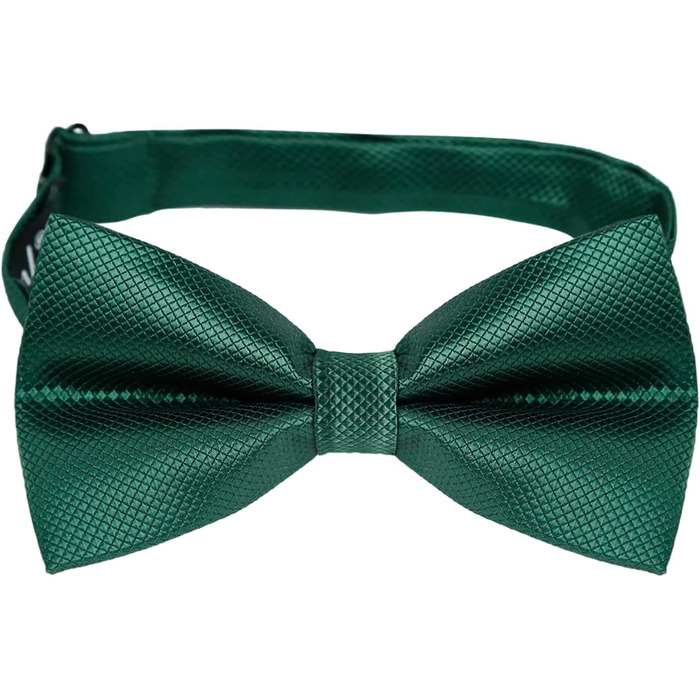 Набір краватка-метелик, запонки та хустинка Alizeal для чоловіків (лісово-зелений)