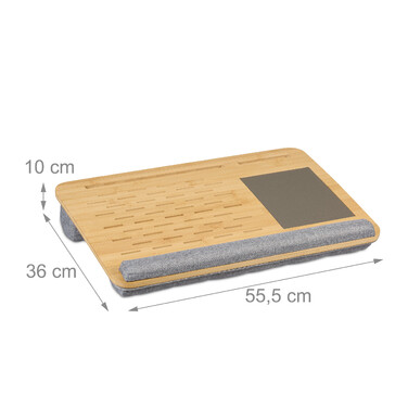 Relaxdays Laptop Cushion & Wrist Rest & Mouse Pad