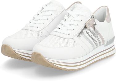 Жіночі кросівки Remonte D1318 - білі, напівчеревики, зручна устілка, 40 EU