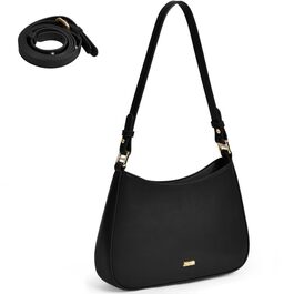 Сумка жіноча Aucuu через плече міні Hobo Bag Y2K чорна з PU шкіри для побачень та покупок