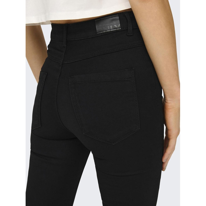 Жіночі скінні джинси ONLY XXL (32L) чорні, вузькі джинси високої якості