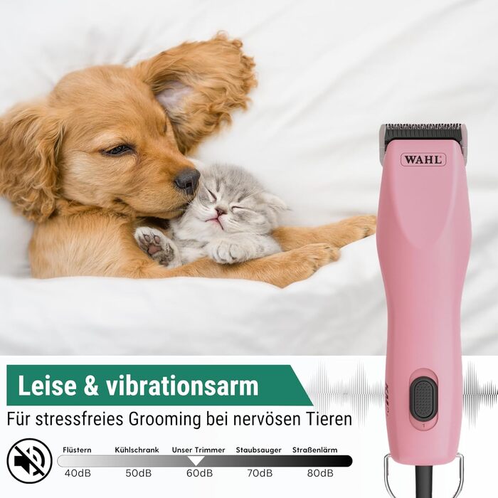 Машинка для стрижки собак Agrarzone Edition KM2+ з набором гребінців - Професійна тиха та маловібраційна машинка для грумінгів