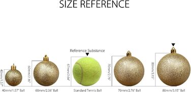 Набір прикрас для ялинки Sea Team: кульки та орнаменти, 60 мм, червоний та білий, 30 шт.