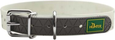 Освітлюючий нашийник для собак Convenience Reflect Glow L, білий з леопардовим принтом (білий, 65 см)