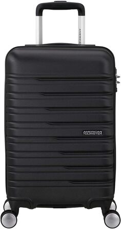 Чемодан American Tourister Flashline, 67 см, 69/75 л, чорний (Shadow Black), Spinner S Slim