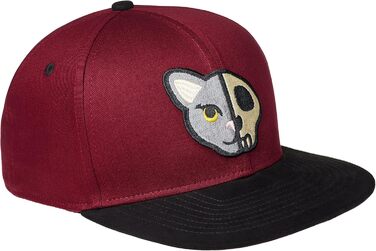 Кепка бейсболка Snapback Cadency® унісекс, бордова, регульований розмір