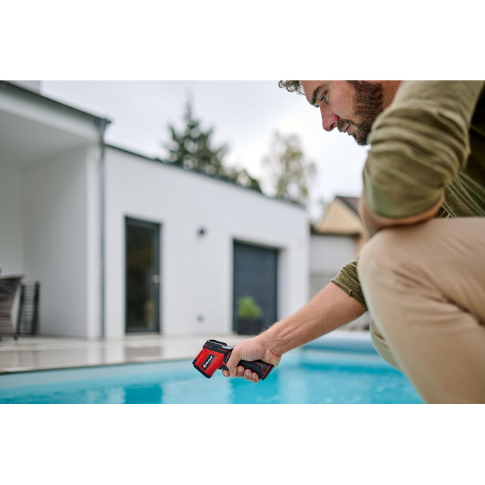 Інфрачервоний термометр Einhell TC-IT 550 (-50...+550 °C, 3 рівня емісії, LCD дисплей з підсвіткою, °C/°F)