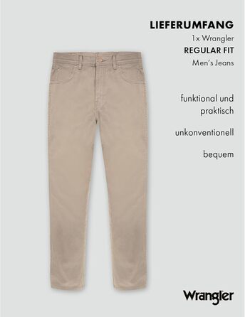 Джинси чоловічі Wrangler W10i Camel (46W 32L) - класичні джинси з бавовни