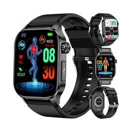 Смарт-годинник Bartomtime eTech58PRO Kardiowatch, унісекс, чорний