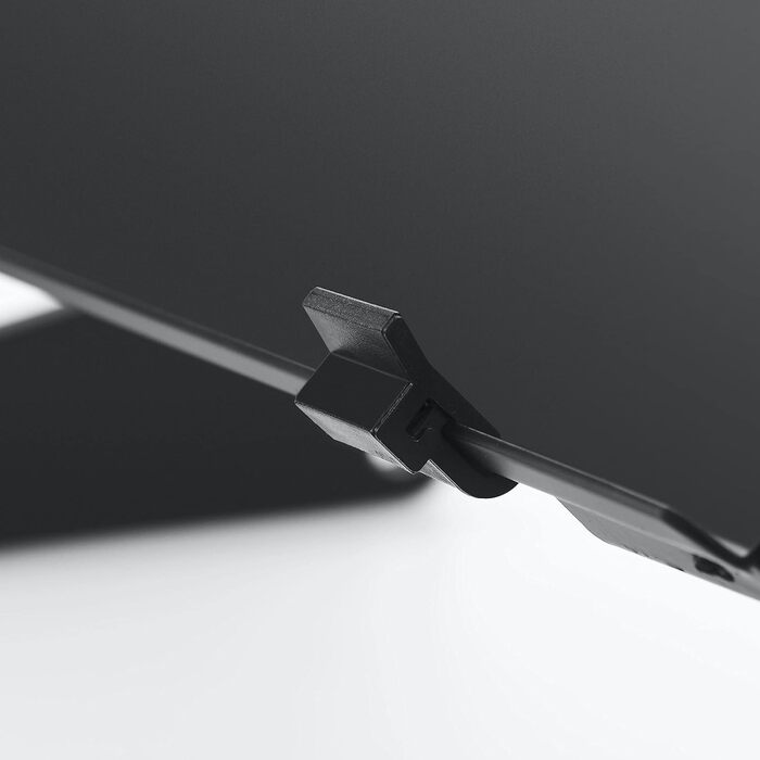 Підставка для ноутбука LifeBasis, складна, регульована, з алюмінієвого сплаву, для екранів до 17 дюймів, чорна