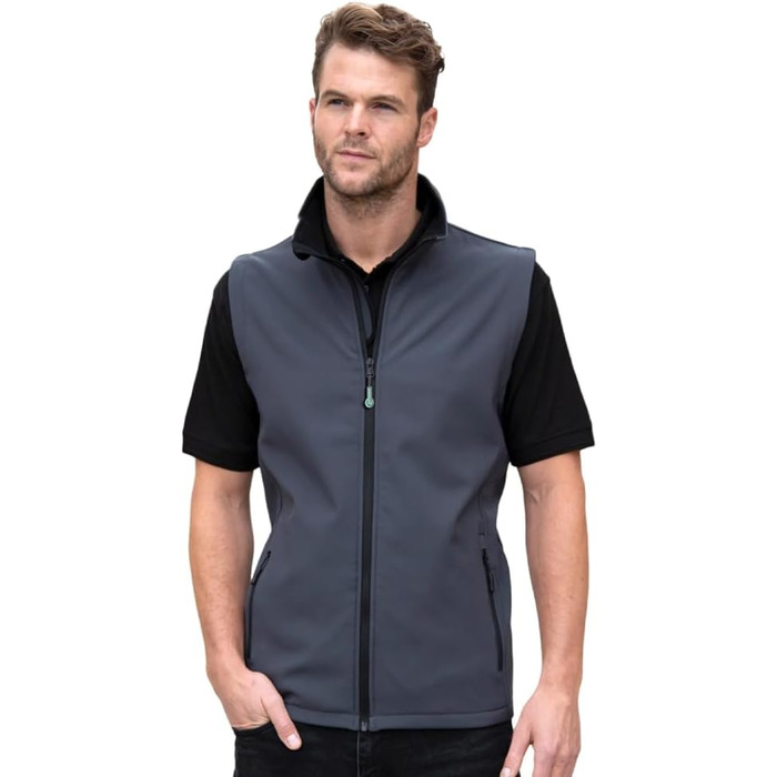 Унісекс жилет Softshell Result R232m для друку, темно-синій, розмір 4XL
