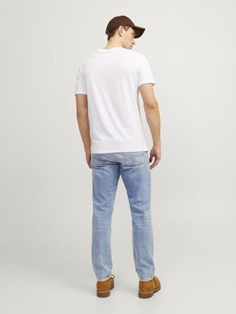 Джинси чоловічі JACK & JONES JJICHRIS SBD 920 NOOS Relaxed Fit, сині, 34W/32L
