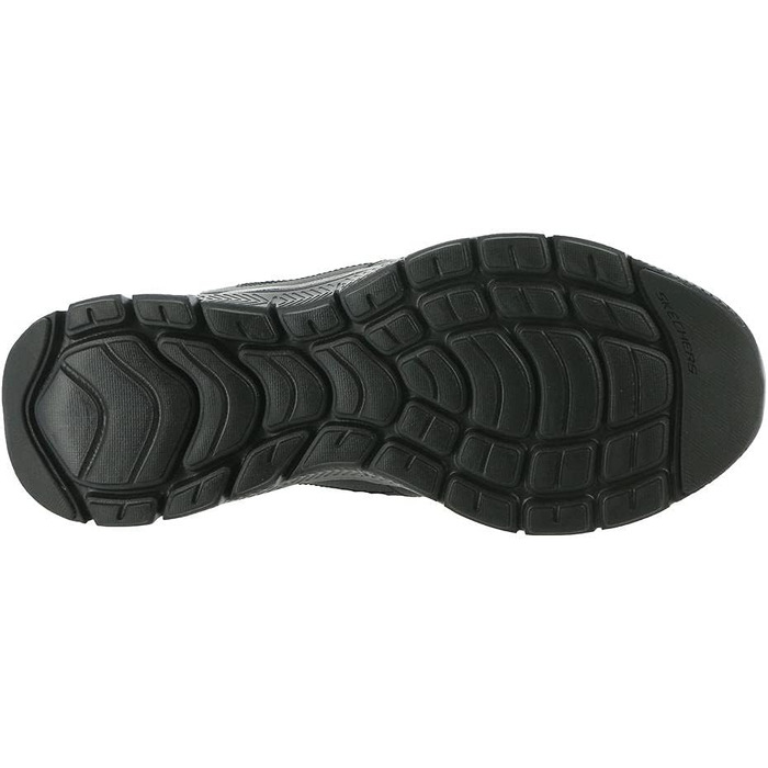 Чоловічі кросівки Skechers Flex Advantage 4.0 - чорні, шкіра, сітка, PU оздоблення