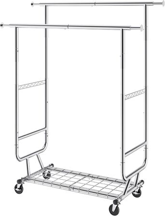 Стійка для одягу VEVOR - міцна чорна конструкція 200 x 1010 x 1510 мм для спальні, гардеробу, передпокою
