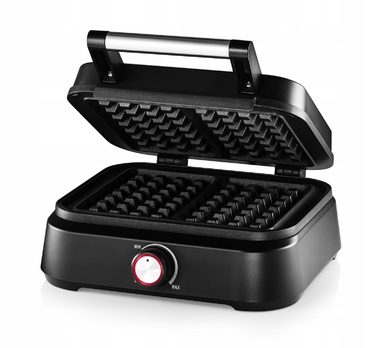 Вафельниця Mozano Smart 1500W, чорна (на 2 великі вафлі)