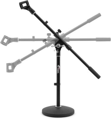 Стійка для мікрофона TIGER MCA49-BK для бас-бочки та гітарної колонки (одинарна, кругла база)