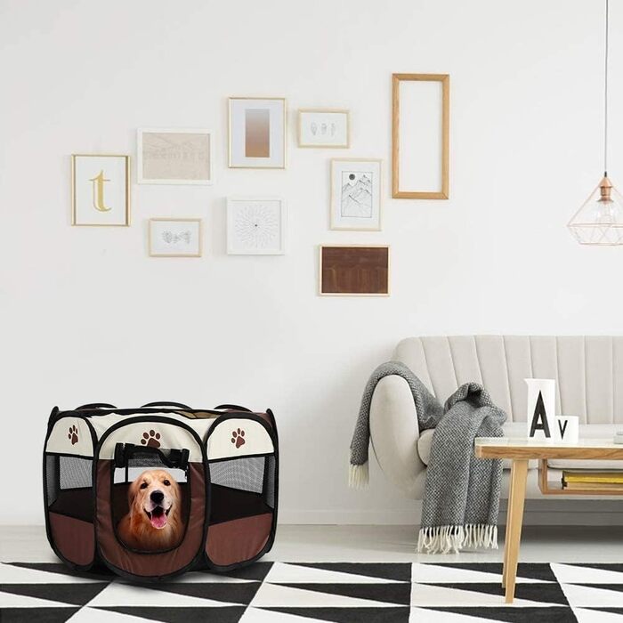 Клітка-забіг для собак і тварин, переносний забіг для собак, кроликів, котів. Оксфорд 600D, для внутрішнього та зовнішнього використання