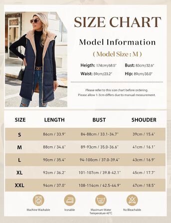 Жіноча жилетка Tuopuda з капюшоном, стельтована, з флісовою підкладкою, тепла зимова куртка, безрукавка, термо жилетка з коміром-стійкою, на блискавці, для осені/зими, колір: морський, розмір L