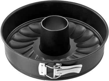 Форма для випікання Zenker Springform Ø 28 см, чорна металева, з антипригарним покриттям, набір з 2 днами