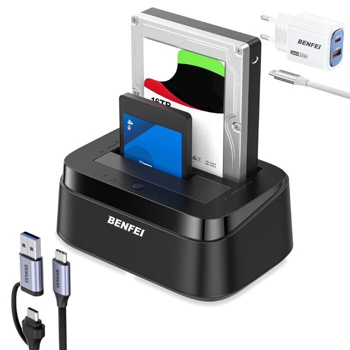 Док-станція BENFEI USB-C для HDD/SSD 2.5