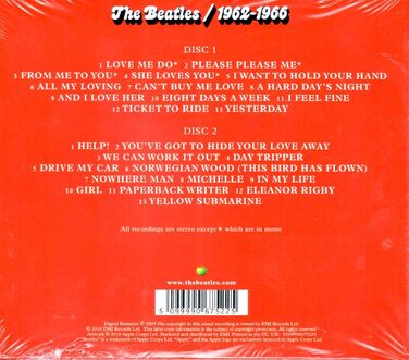 The Beatles 1962-1966 (Червоний Альбом) - Вінілова платівка, обмежене видання, червоний вініл