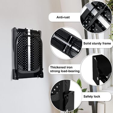 Настінна прасувальна дошка Duwee, складана, компактна, 32x93 см