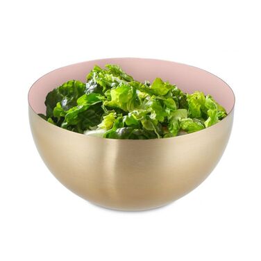 Relaxdays Two-tone stainless steel salad bowl