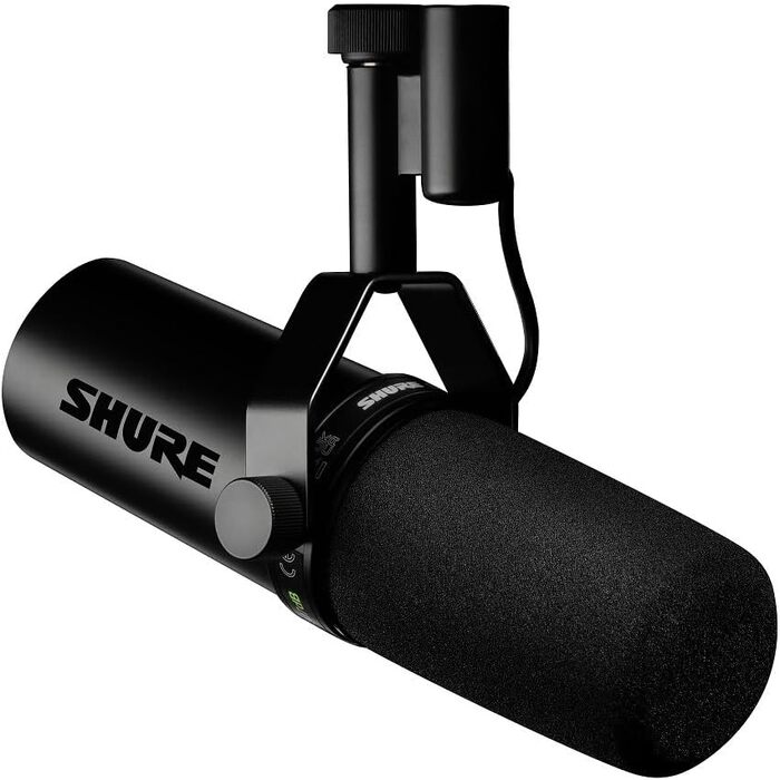 Мікрофон Shure SM7dB - динамічний вокальний мікрофон для радіо, подкастів та запису, XLR, теплий звук