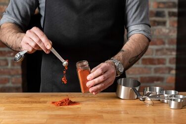 Набір столових приборів Babish з нержавіючої сталі, 10 предметів - ложки та мірні стакани