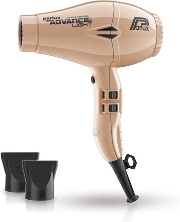 Фен Parlux Profi-Ionen Advance Light Ionic & Ceramic білий (золотий)
