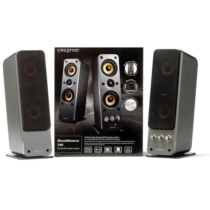 Комплект акустичних систем 2.0 Creative GigaWorks T40 II HiFi 32 Вт, чорний