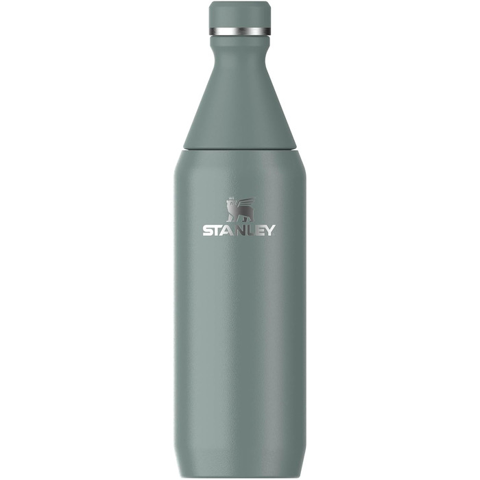 Фляга Stanley All Day Slim з нержавіючої сталі 0.6L - Термофляга, охолоджує до 6 годин, зберігає лід до 11 годин, без BPA, не протікає, придатна для миття в посудомийній машині (Shale)