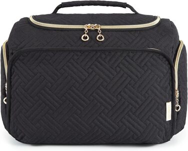 Сумка для подорожей BAGSMART, чорна - органайзер для косметики та туалетних аксесуарів