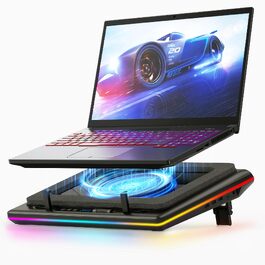Ігровий охолоджувач для ноутбука llano V12 RGB з потужним турбовентилятором 5.5
