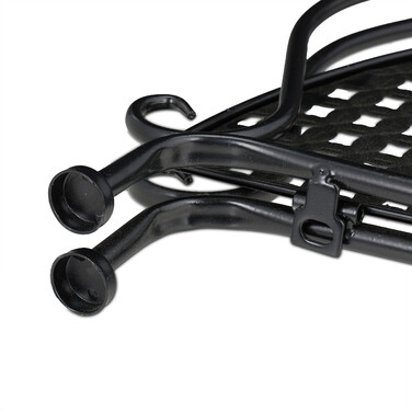 Relaxdays Metal Corner Shelf with 3 Tiers