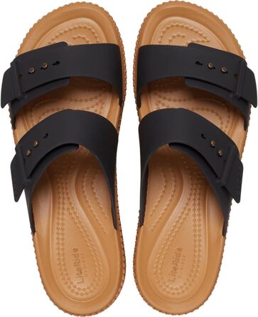 Босоніжки Crocs Brooklyn Woven Buckle жіночі чорні, розмір 39/40 EU