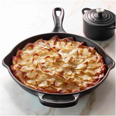 Сковорода-вок Le Creuset Signature 26 см, чавун, чорна матова, універсальна для всіх плит і духовок, 2 л