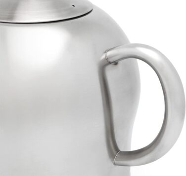 Bredemeijer small, round double-walled stainless steel teapot, 0.5 Liter