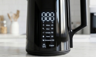 Електричний чайник Electo Daily, 2200 Вт, 1,7 л, чорний