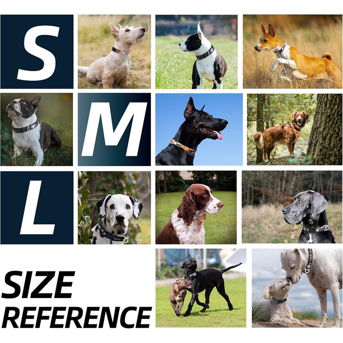 Нашийник для собак JC HOUSE, М, помаранчевий камуфляж, регульований, з логотипом 3M, для собак середніх порід (обхват шиї 35-51 см)