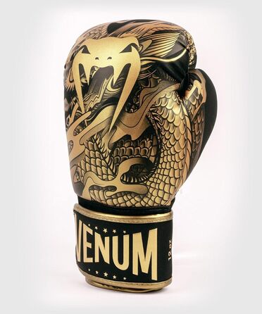 Боксерські рукавички Venum Dragon's Flight, 16 Oz, чорний/бронзовий