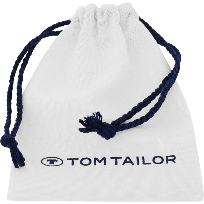 Браслет чоловічий Tom Tailor, сталь та шкіра, 20+1,5 см, чорний, 2100693 - ідеальний подарунок