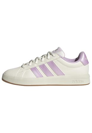 Жіночі кросівки Adidas Grand Court Base 3.0, розмір 43 1/3 EU, білий, лавандовий, білий