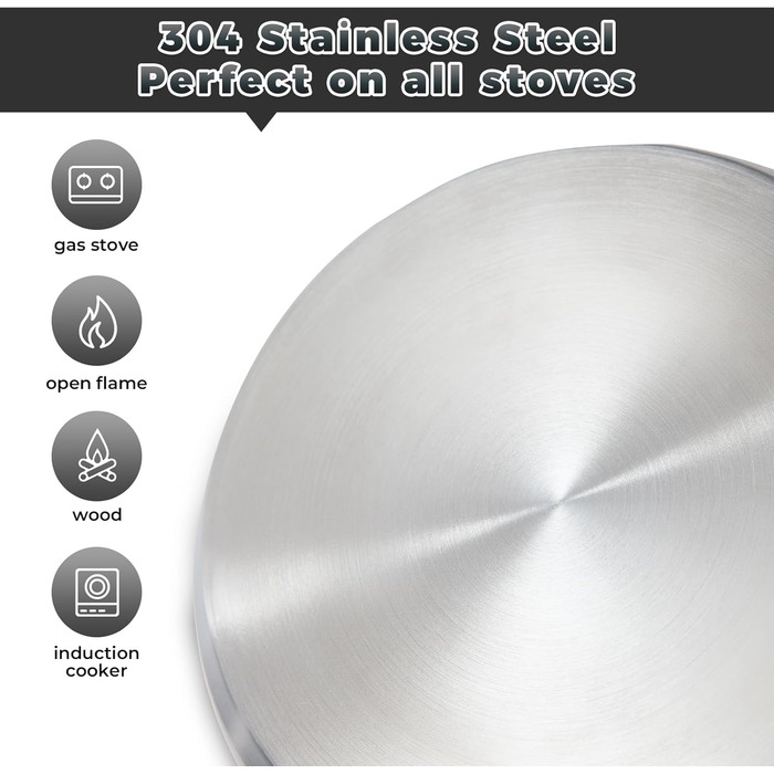 Набір посуду для кемпінгу KingCamp: нержавіюча сталь 304, для багаття, котел, каструлі, сковорода та чайник, з сумкою, для кемпінгу, відпочинку на природі, приготування їжі, пікніка на 4-6 осіб. Срібний набір посуду.