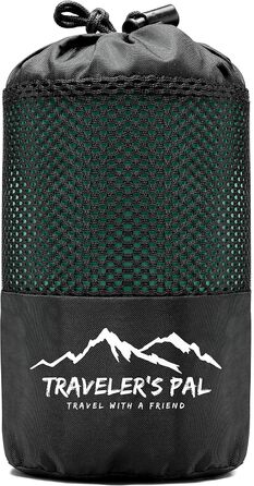 Traveler's Pal Hüttenschlafsack (Hutten Sleeping Bag) made of 100% Duraweave - Sleeping bag with side and foot zipper - Lightweight and thin Inlett summer sleeping bag, breathable and skin-friendly